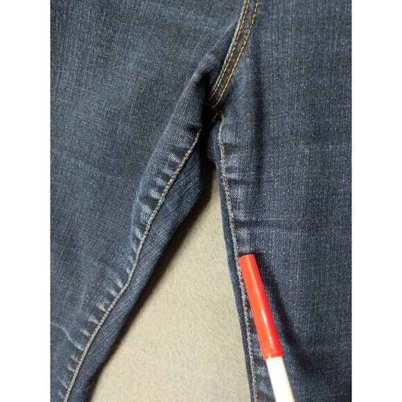 DELIA'S DOLLS KILL Morgan‎ Jeans SZ 14 Straight Leg Blue Dark Wash Casual - Picture 5 of 13